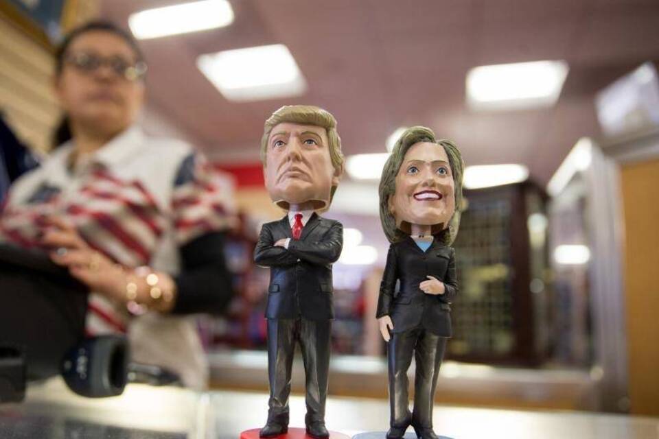 Clinton und Trump Clinton und Trump