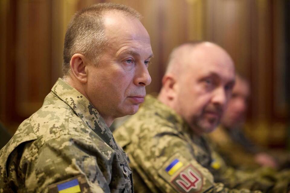 Ukrainischer Oberbefehlshaber Olexander Syrskyj Ukrainischer Oberbefehlshaber Olexander Syrskyj