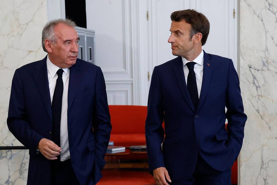 Premier Bayrou und Präsident Macron Premier Bayrou und Präsident Macron