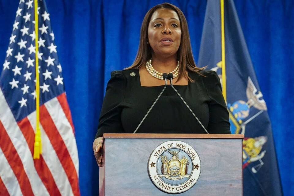 New Yorker Generalstaatsanwältin Letitia James New Yorker Generalstaatsanwältin Letitia James