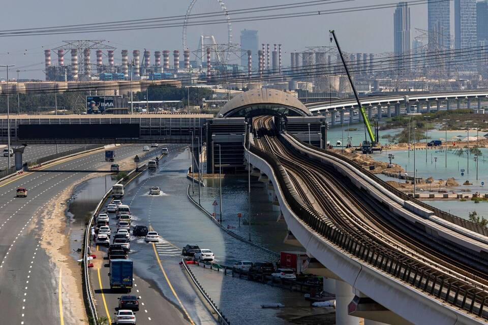 Überschwemmungen in Dubai Überschwemmungen in Dubai
