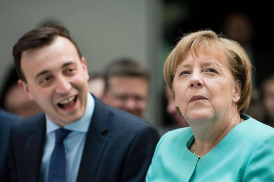 Ziemiak und Merkel