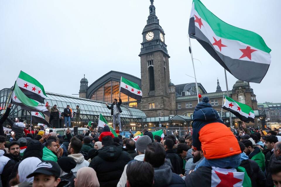 syrische Kundgebung in Hamburg syrische Kundgebung in Hamburg