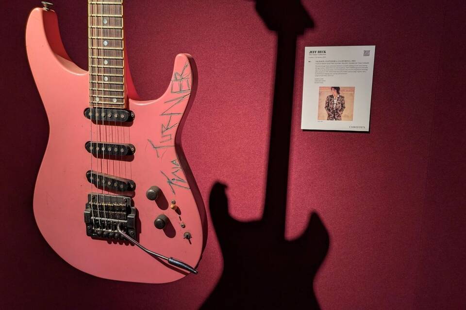 Gitarrensammlung von Jeff Beck: Ochsenblut und Tina Turner Gitarrensammlung von Jeff Beck: Ochsenblut und Tina Turner