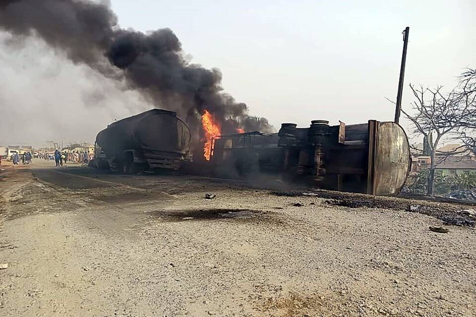 Explosion von Tanklaster in Nigeria Explosion von Tanklaster in Nigeria