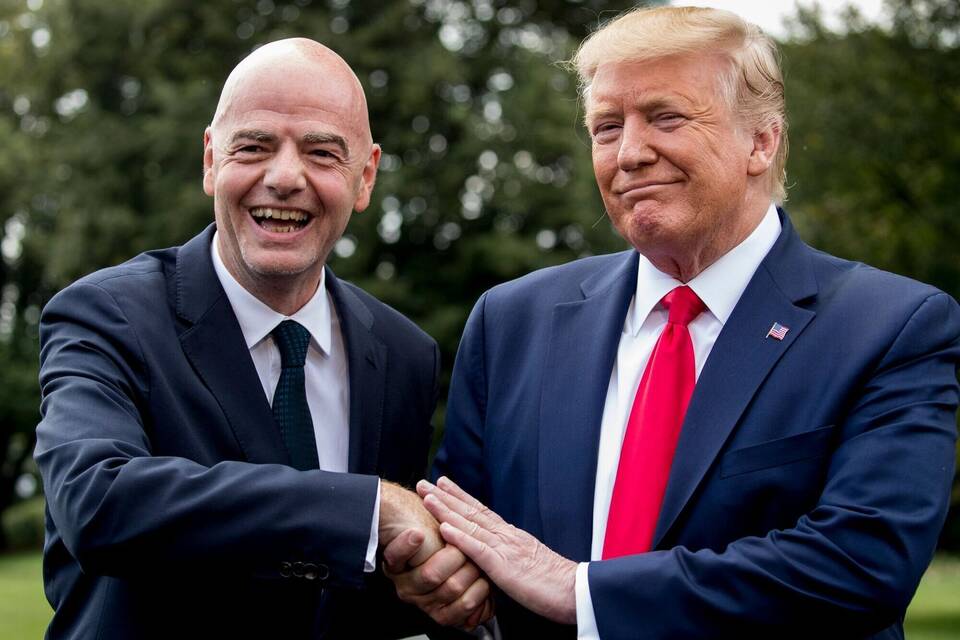 Gianni Infantino und Donald Trump
