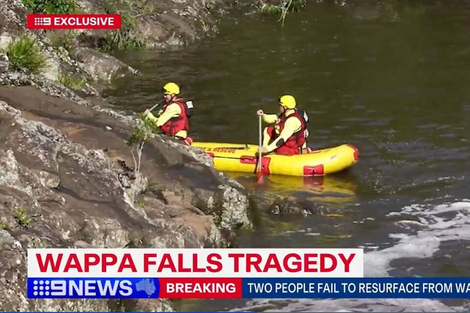 Jugendliche sterben an Wasserfall in Australien Jugendliche sterben an Wasserfall in Australien