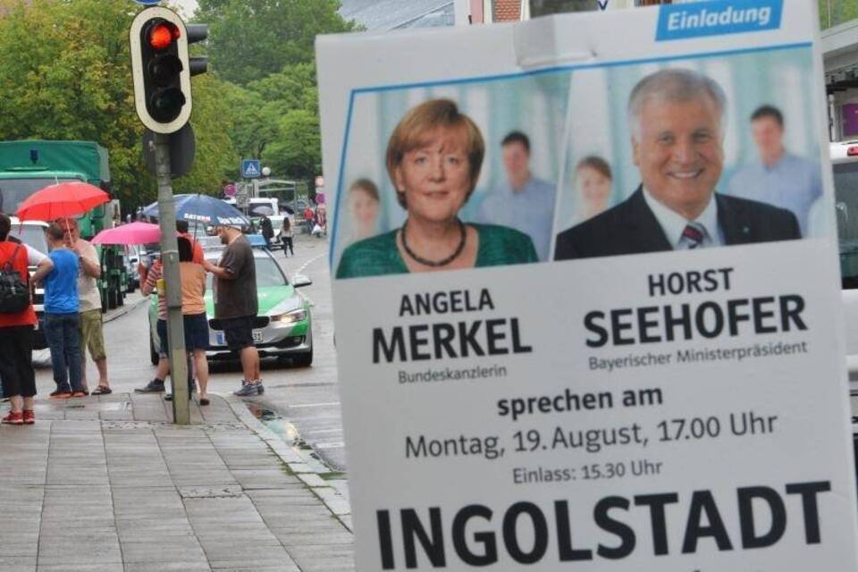 CSU-Wahlplakat CSU-Wahlplakat