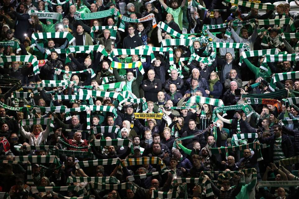 Fans von Celtic Glasgow Fans von Celtic Glasgow