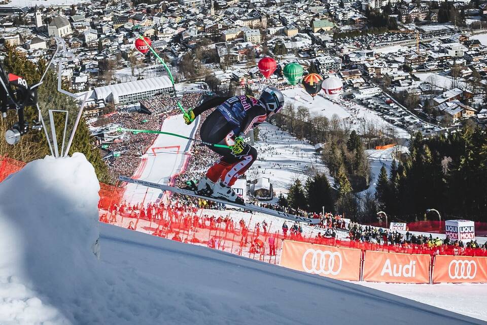 Ski alpin - Abfahrt der Männer in Kitzbühel