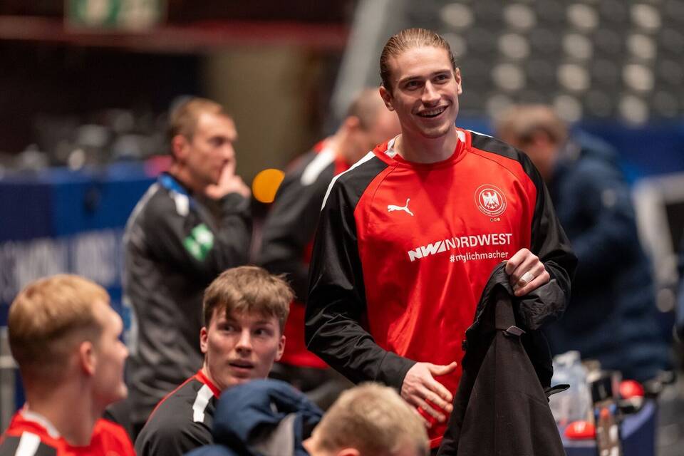 Handball-WM - Training Deutschland
