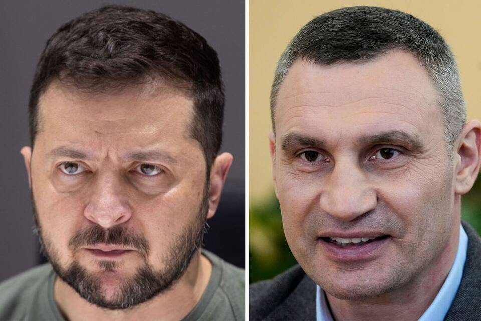 Wolodymyr Selenskyj und Vitali Klitschko Wolodymyr Selenskyj und Vitali Klitschko