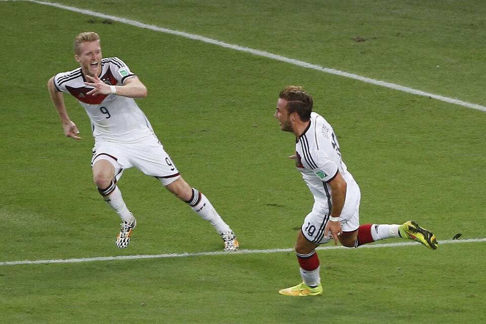 André Schürrle (l) und Mario Götze  