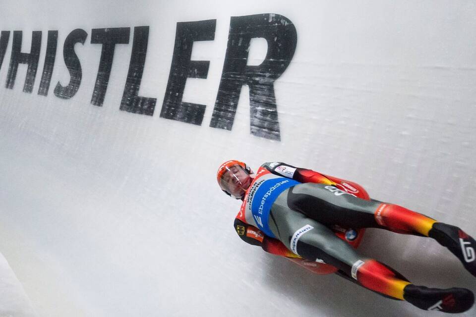 Rodeln-Weltcup in Whistler