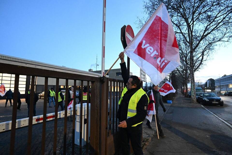 Warnstreiks privates Omnibusgewerbe