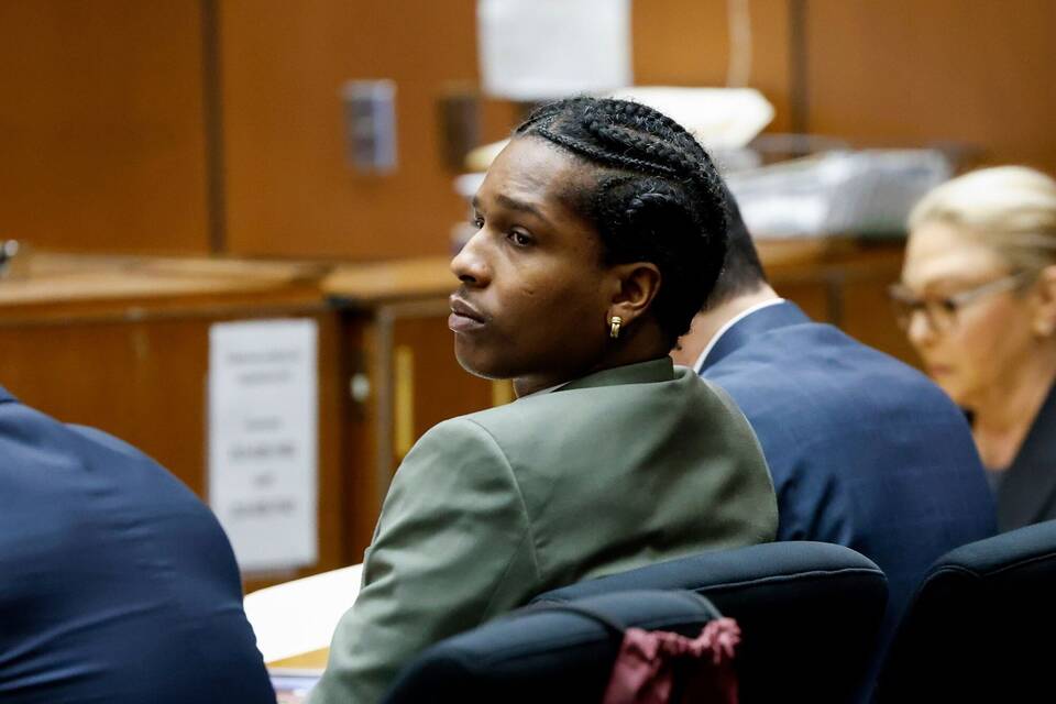 Rapper A$AP Rocky vor Gericht Rapper A$AP Rocky vor Gericht