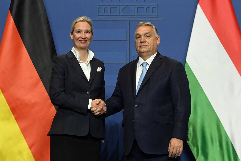 AfD-Chefin Weidel trifft den ungarischen Regierungschef Orban AfD-Chefin Weidel trifft den ungarischen Regierungschef Orban