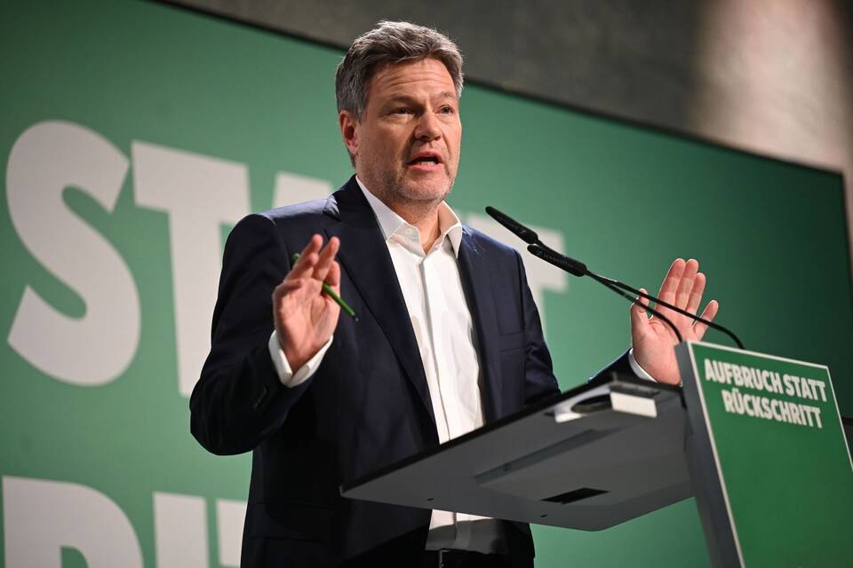 Grünen-Kanzlerkandidat Habeck Grünen-Kanzlerkandidat Habeck