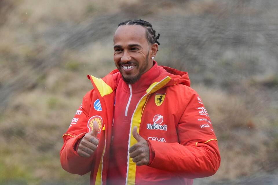 Der neue Ferrari-Pilot Lewis Hamilton Der neue Ferrari-Pilot Lewis Hamilton