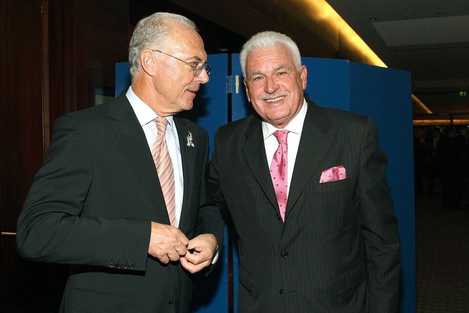 Fedor Radmann und Franz Beckenbauer