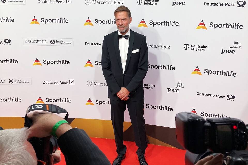 Klopp beim Ball des Sports Klopp beim Ball des Sports