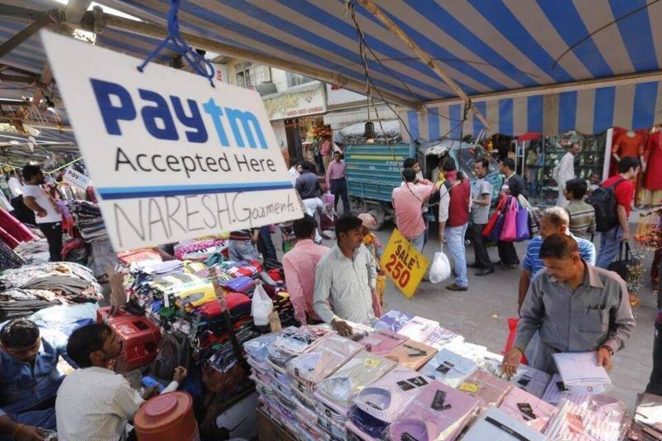 Markt in Neu Delhi Markt in Neu Delhi