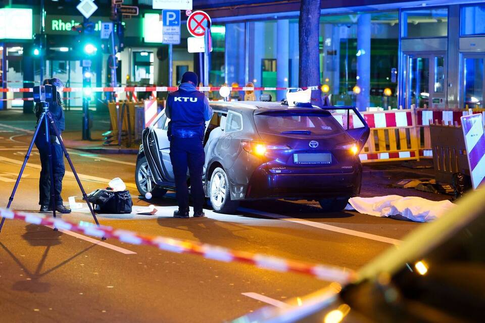 Tote Person in Düsseldorfer Innenstadt