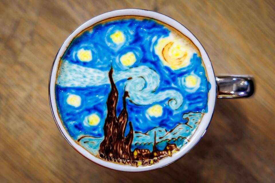 "Latte Art" - der Cappuccino wird zum Kunstwerk
