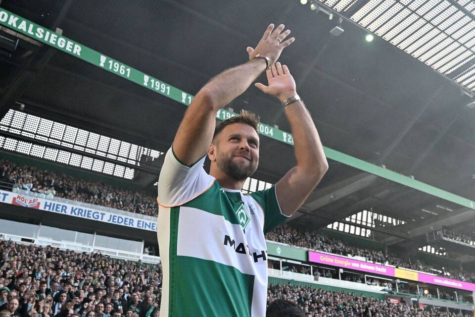 Niclas Füllkrug beim Abschiedsspiel von Diego in Bremen Niclas Füllkrug beim Abschiedsspiel von Diego in Bremen