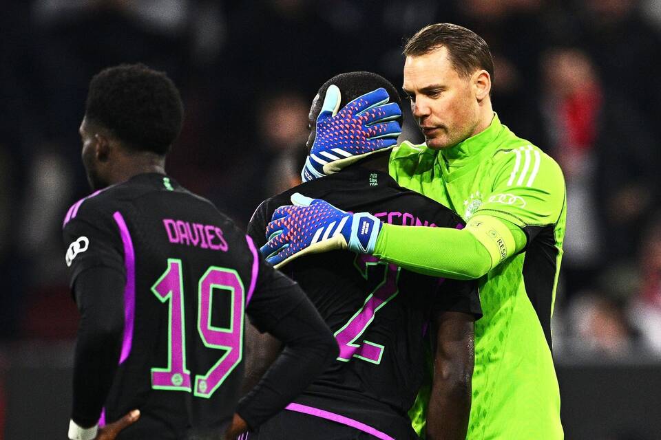 Alphonso Davies und Dayot Upamecano Alphonso Davies und Dayot Upamecano