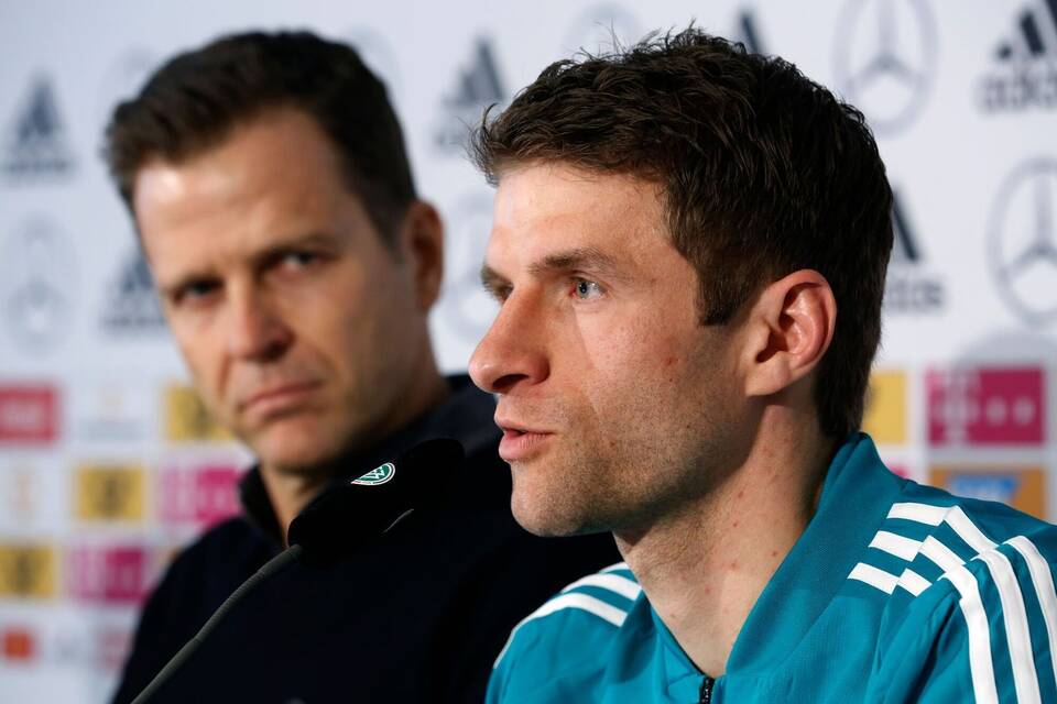 Oliver Bierhoff und Thomas Müller Oliver Bierhoff und Thomas Müller