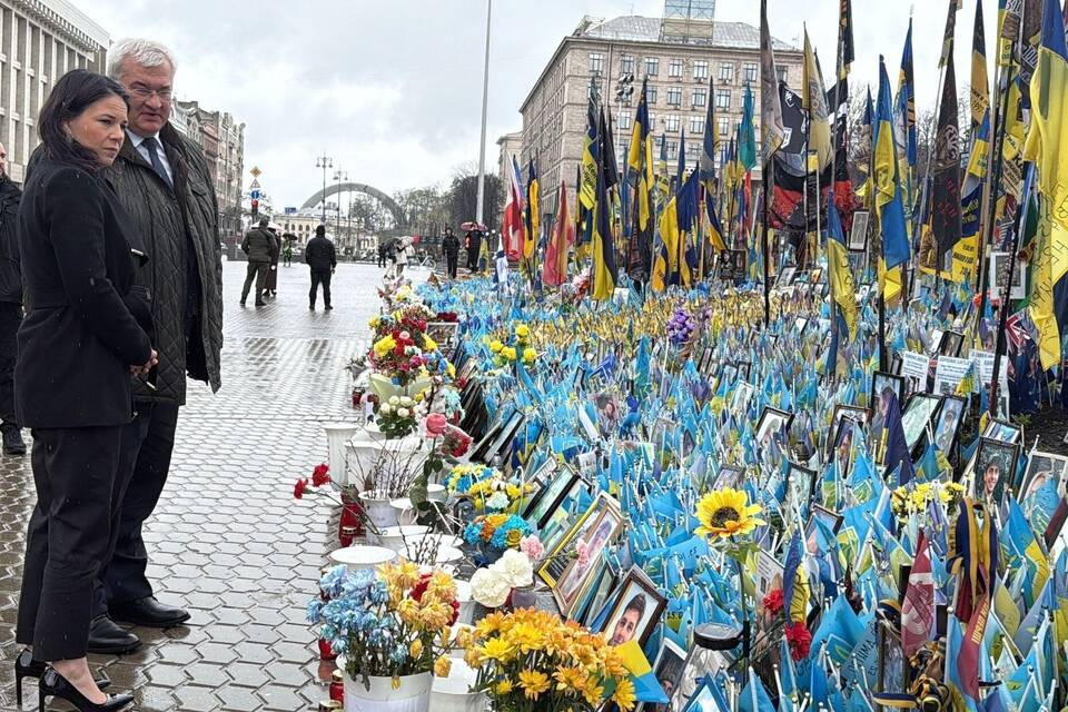 Außenministerin Baerbock in der Ukraine Außenministerin Baerbock in der Ukraine