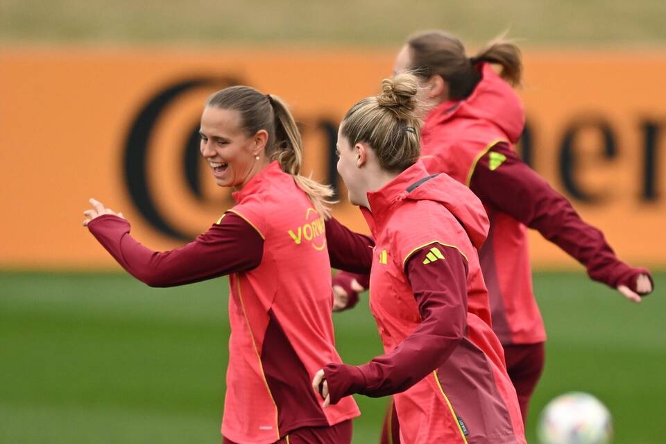 Training der Fußball Frauen-Nationalmannschaft