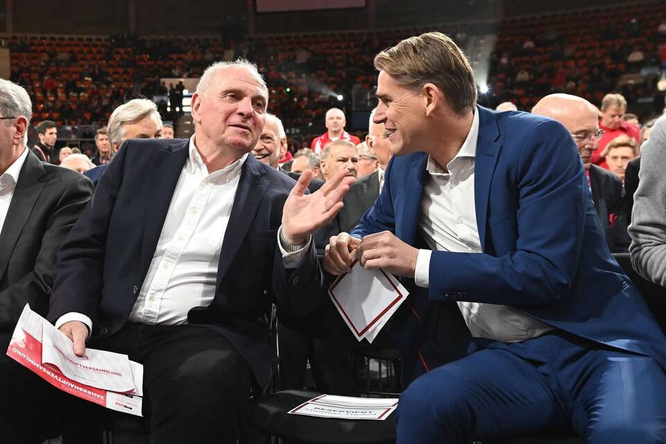 Uli Hoeneß und Christoph Freund