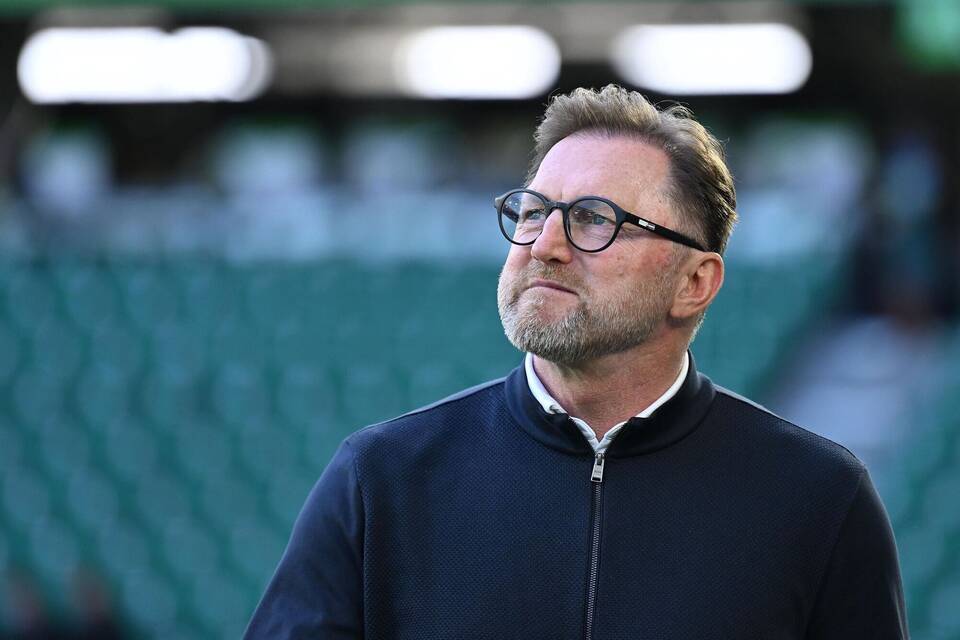 Trainer Ralph Hasenhüttl vom VfL Wolfsburg Trainer Ralph Hasenhüttl vom VfL Wolfsburg