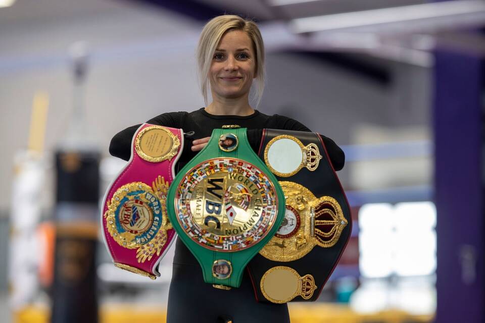 Vorbereitung Tina Rupprecht auf WM-Kampf Vorbereitung Tina Rupprecht auf WM-Kampf