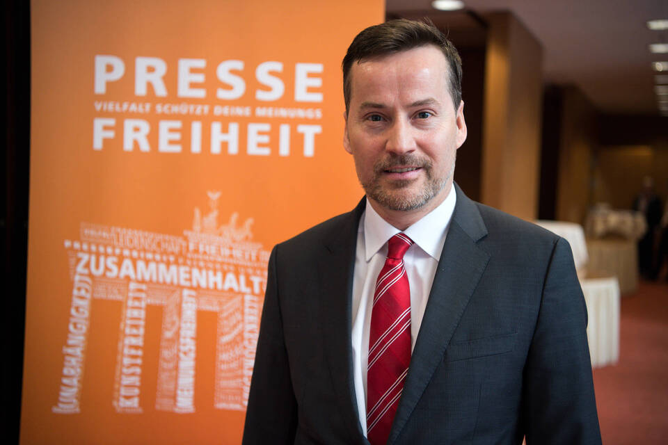 VDZ-Chef Stephan Scherzer: «Niemand hat das Recht auf eigene Fakten» VDZ-Chef Stephan Scherzer: «Niemand hat das Recht auf eigene Fakten»