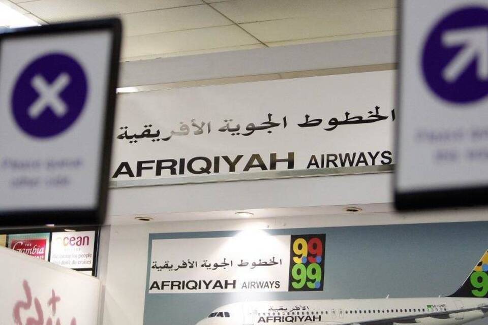 Schalter von Afriqiyah Airways