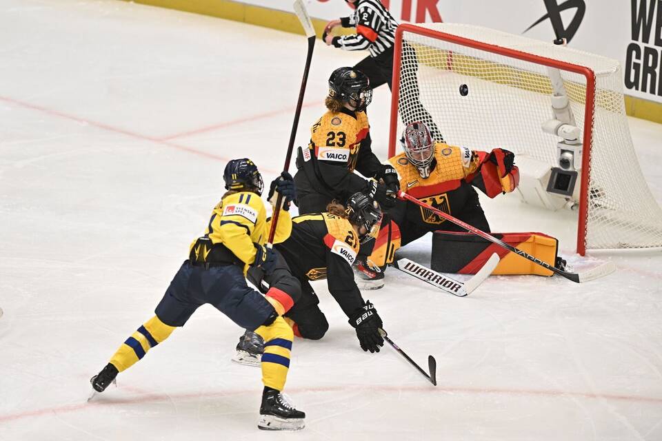 Eishockey-WM der Frauen: Schweden - Deutschland Eishockey-WM der Frauen: Schweden - Deutschland