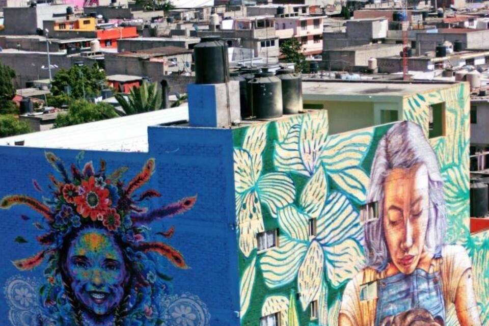Streetart in Mexiko