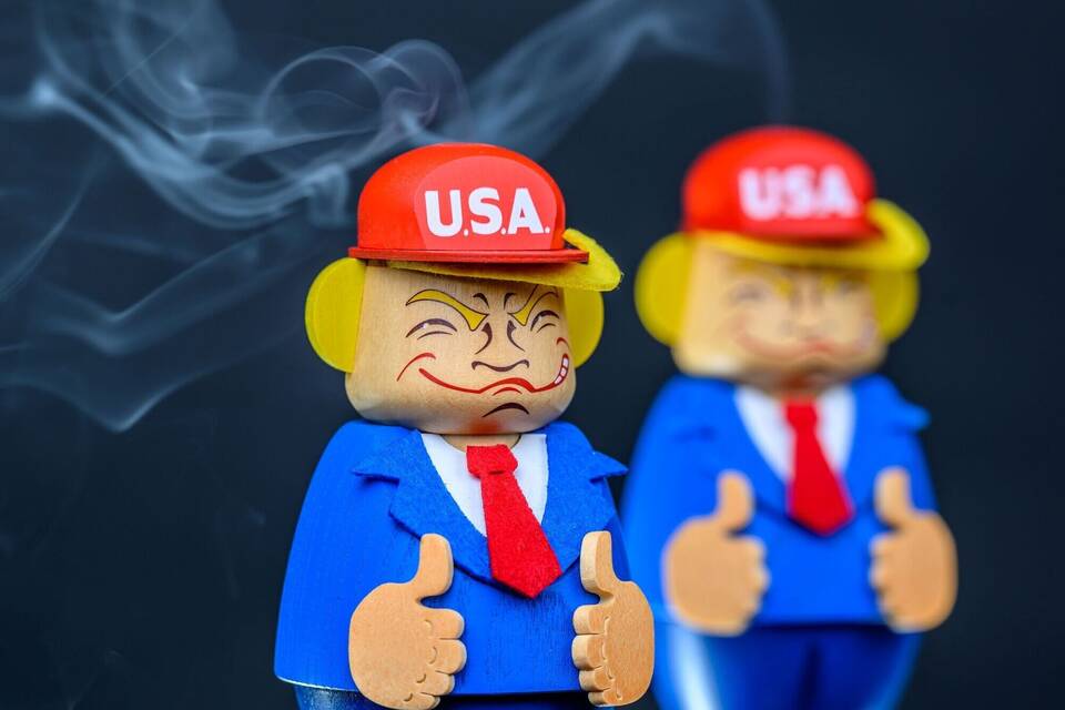 Trump als Räuchermännchen Trump als Räuchermännchen
