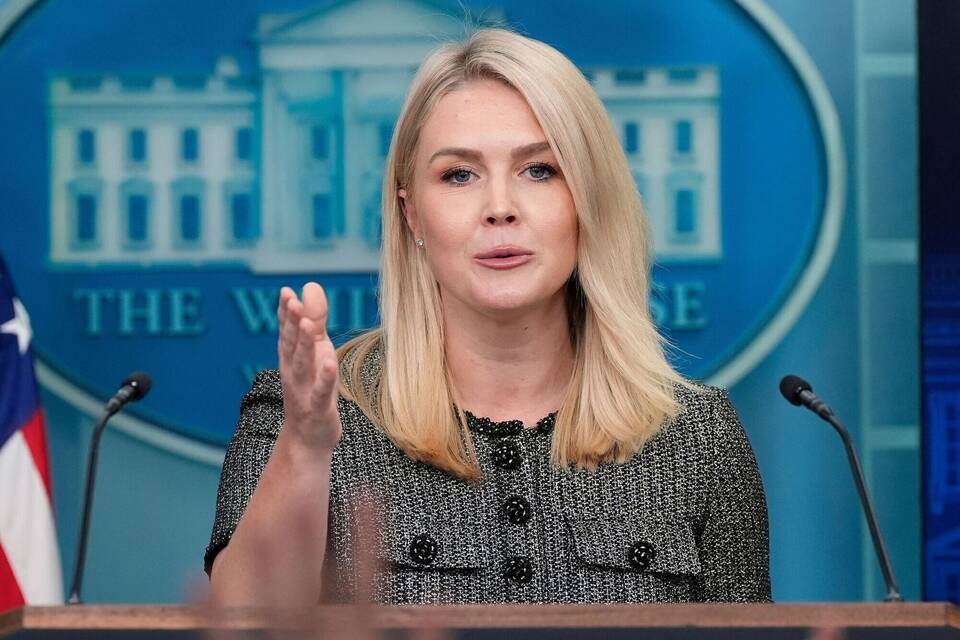 Trumps Pressesprecherin Leavitt Trumps Pressesprecherin Leavitt