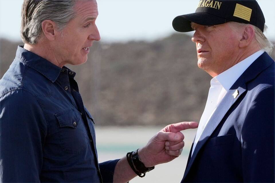 Trump in Kalifornien Trump in Kalifornien