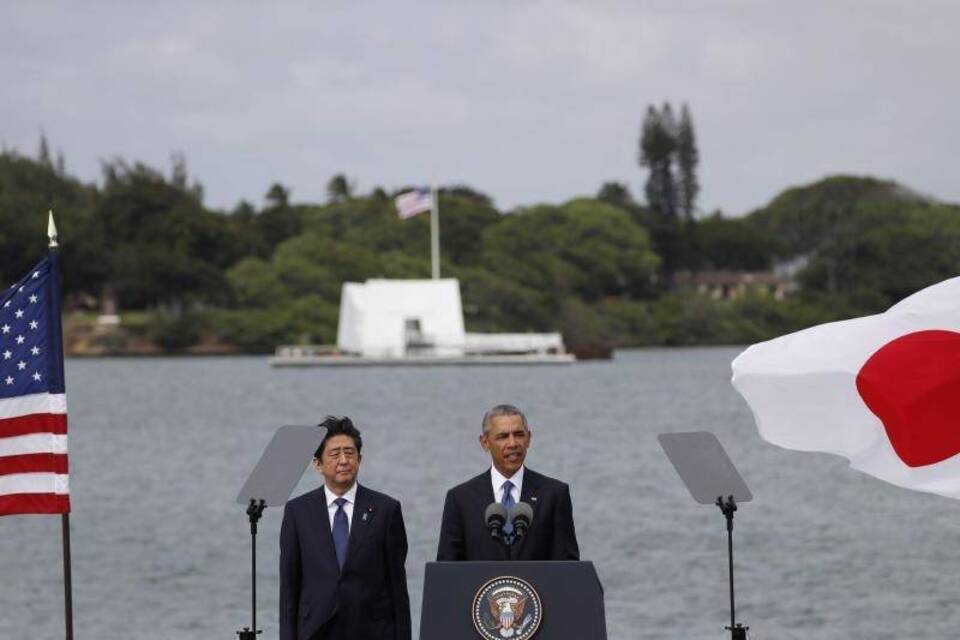 Obama und Abe Obama und Abe