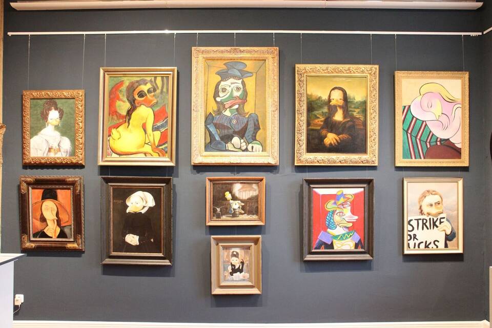 Ausstellung "Duckomenta" in Wittstock/Dosse