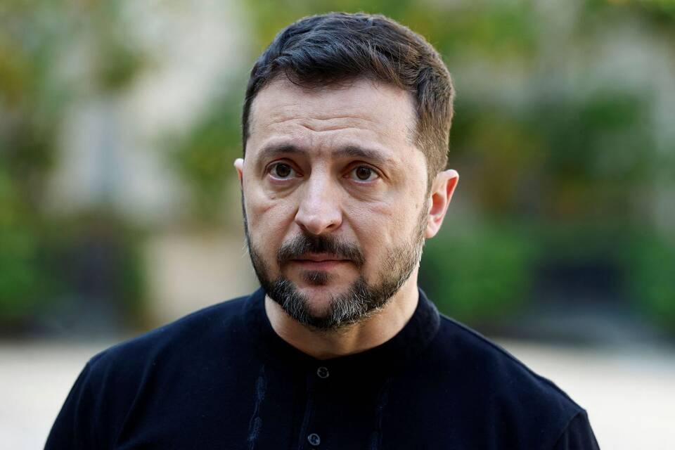 Ukrainischer Präsident Wolodymyr Selenskyj Ukrainischer Präsident Wolodymyr Selenskyj