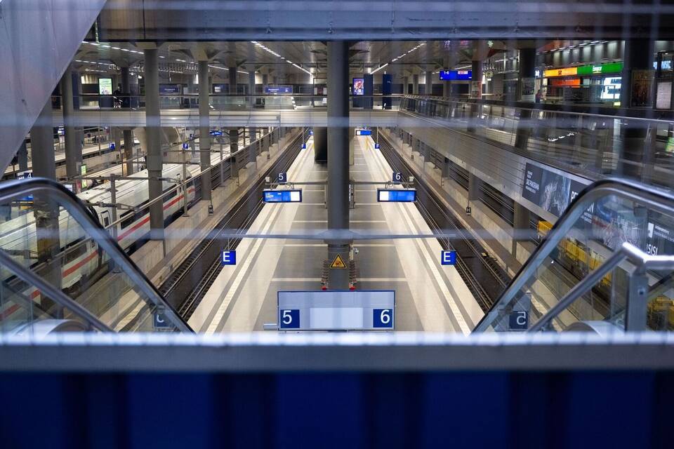Bauarbeiten am Berliner Hauptbahnhof