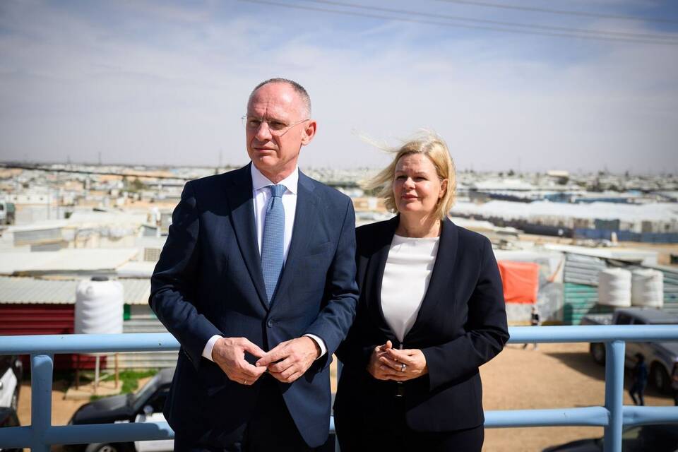Bundesinnenministerin Faeser in Jordanien