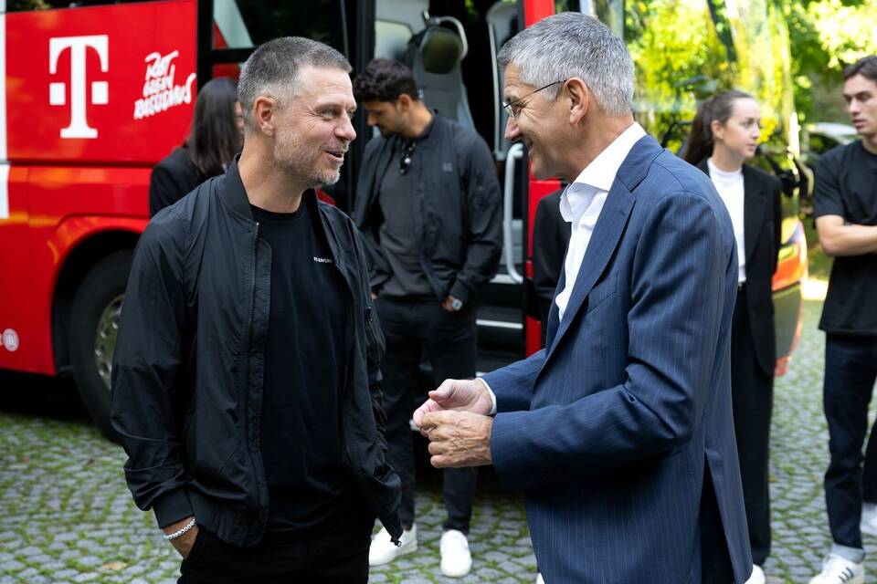 Alexander Straus und Herbert Hainer 