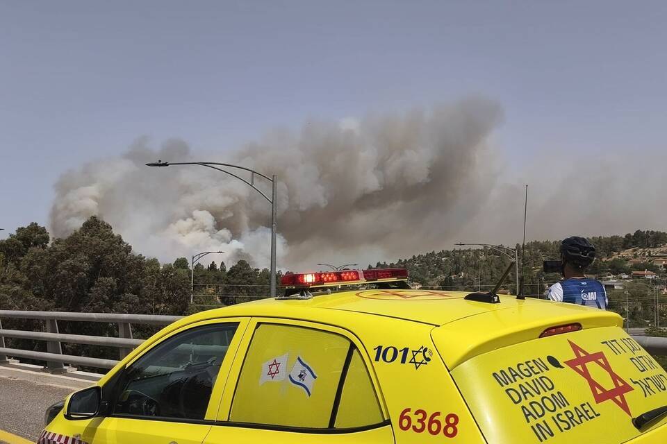 Waldbrände bei Jerusalem